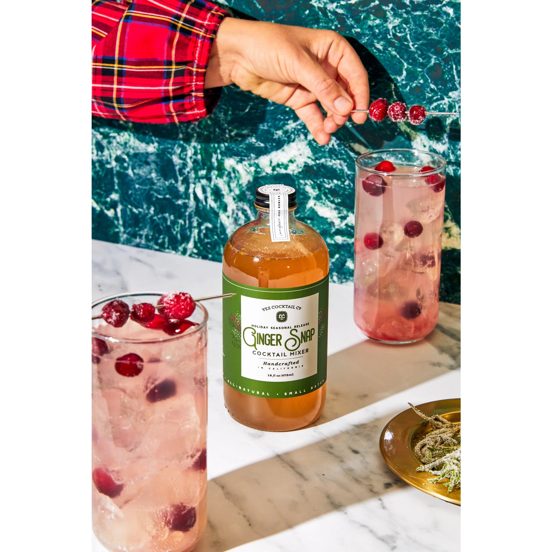 Holiday Seasonal : Cranberry Spice Cocktail Mixer - Yes Cocktail Company